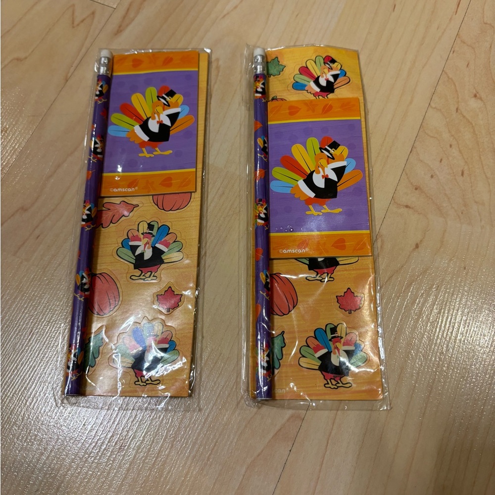 Thanksgiving Turkey Party Favor Set-2 kits & 1 DIY’MAKE UR OWN TURKEY’ ALL NEW.